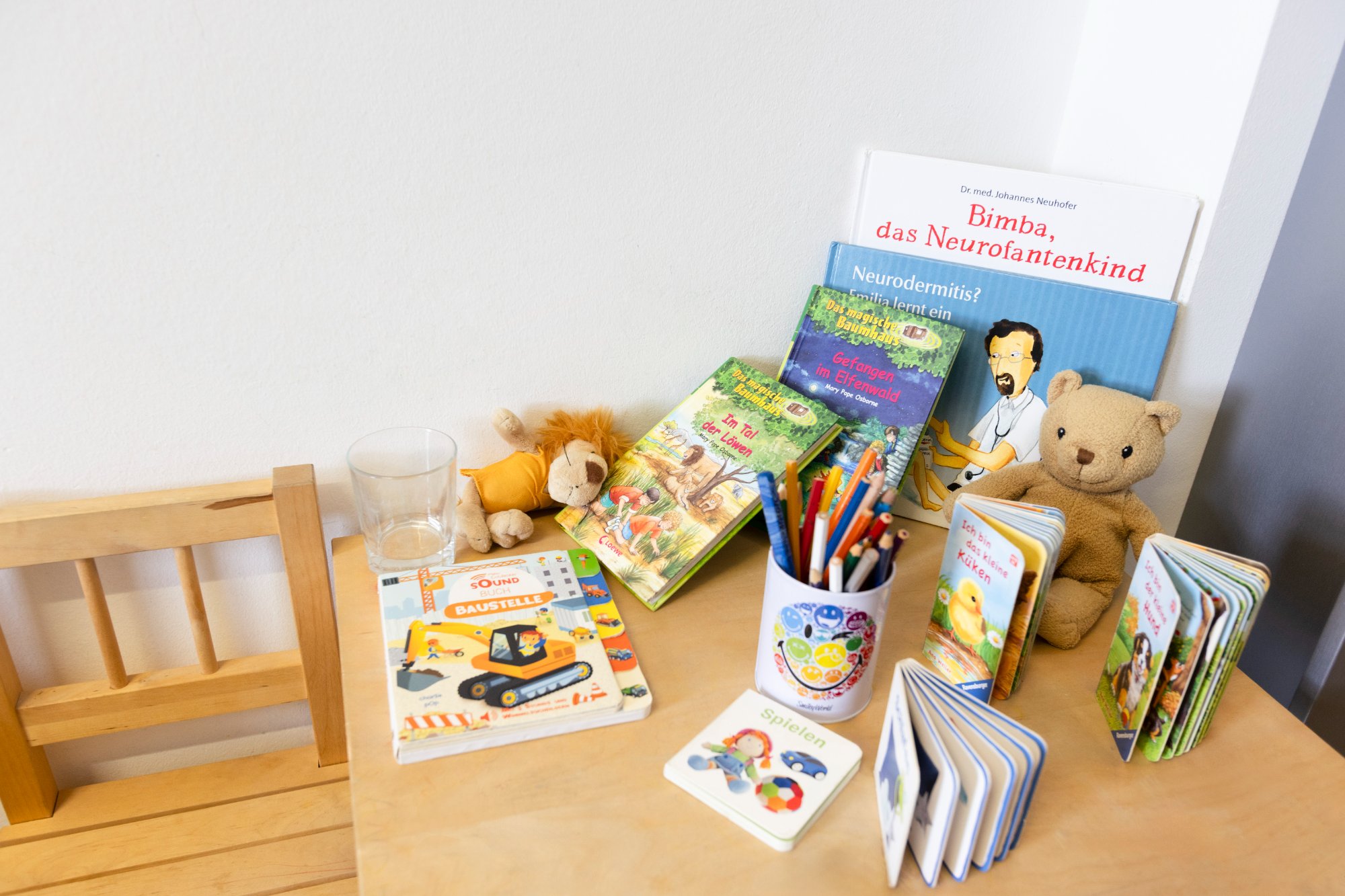 Kinderfreundliche Warteecke